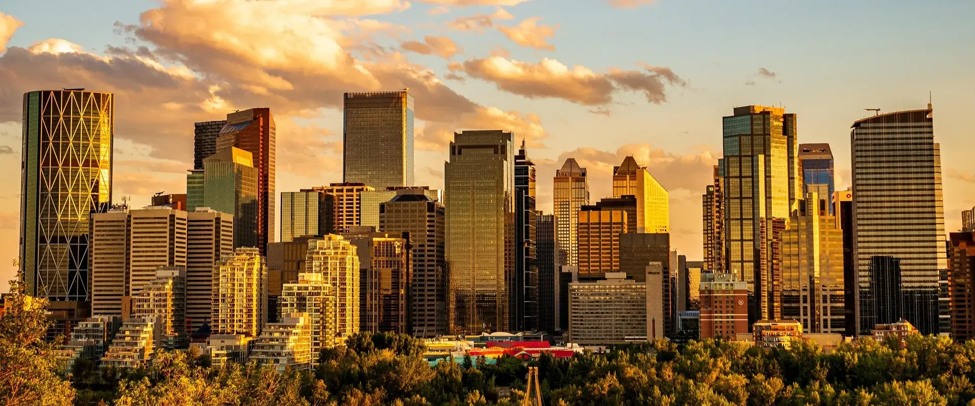 Calgary downtown skyline - professional show home cleaning services Calgary